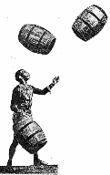 Juggling casks